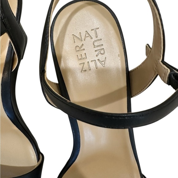 Naturalizer Women's Bristol Wedge Ankle Strap black Sandal - Picture 7 of 9